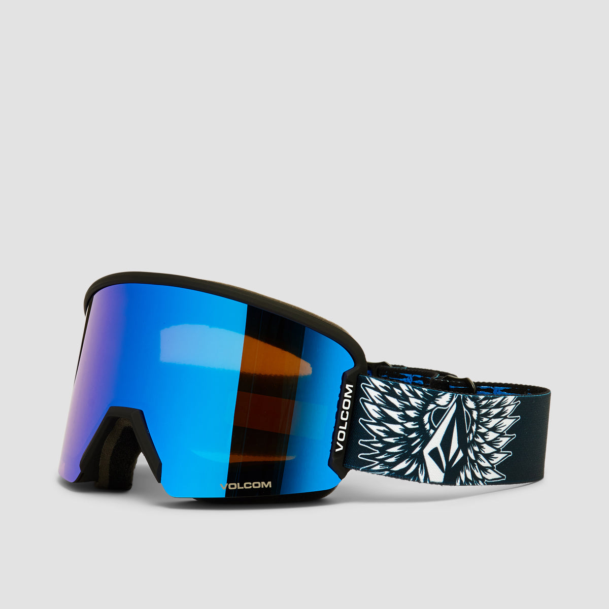 Volcom Garden 2 Snow Goggles Jamie Lynn/Blue Chrome + Bonus Lens Yellow