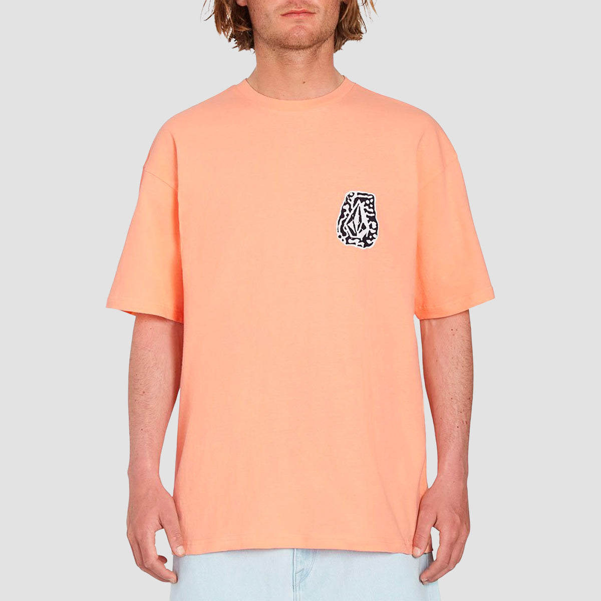 Volcom Guano Loose Fit T-Shirt Peach Bud