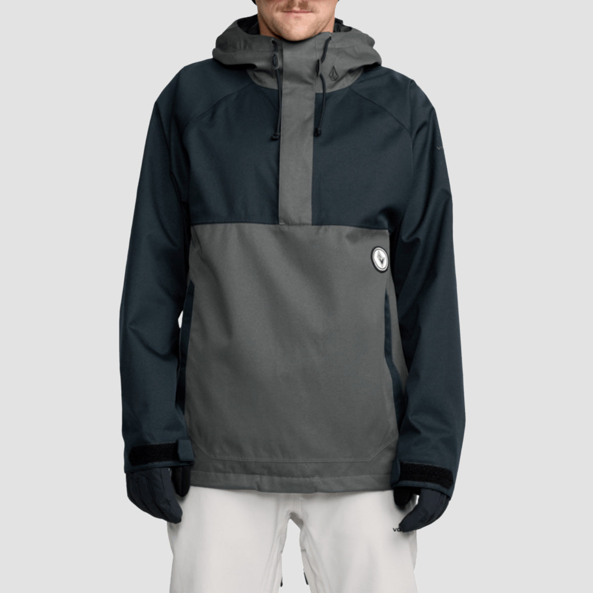 Volcom Hossegor 20K Pullover Snow Jacket Black