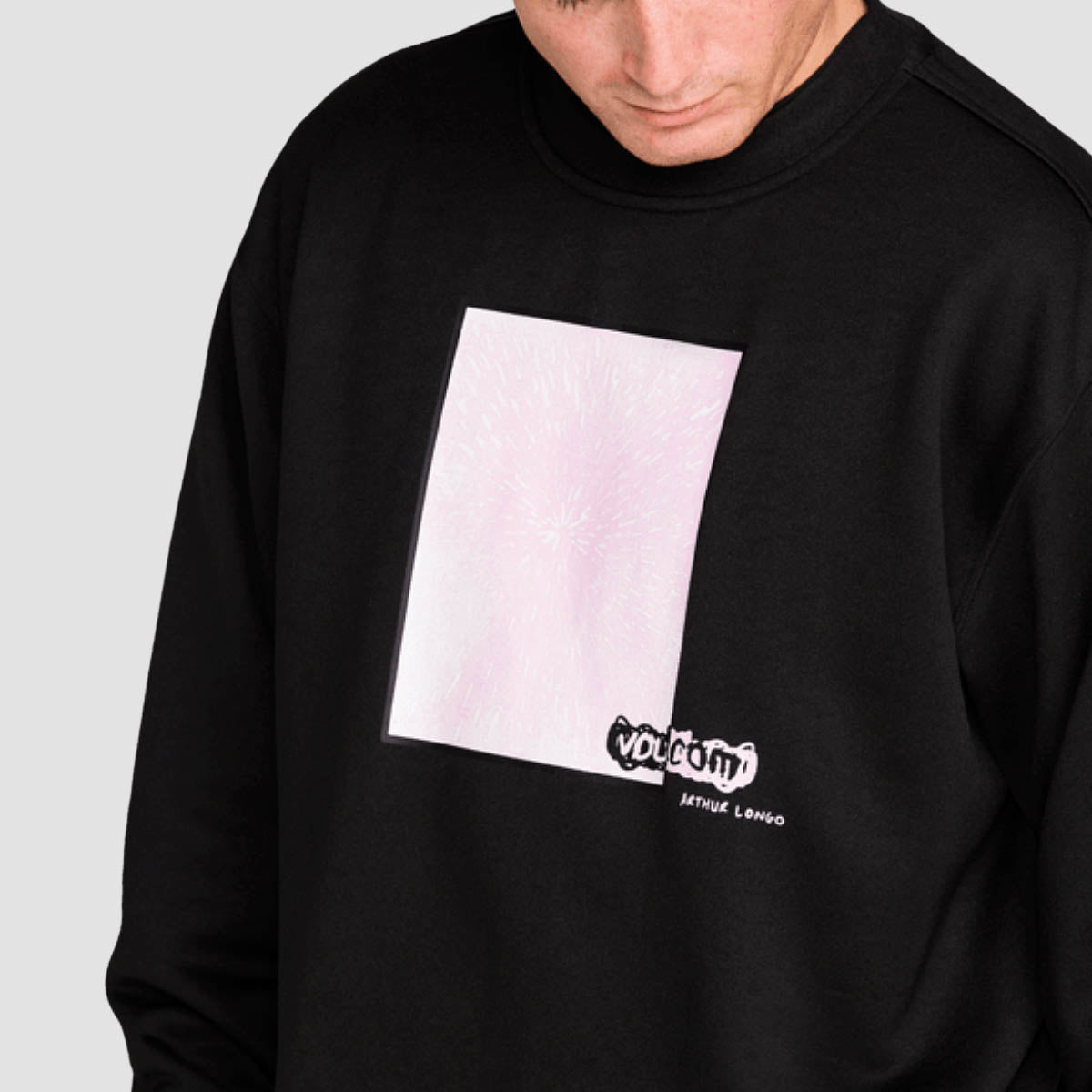 Volcom Hydro Crew Sweatshirt Black