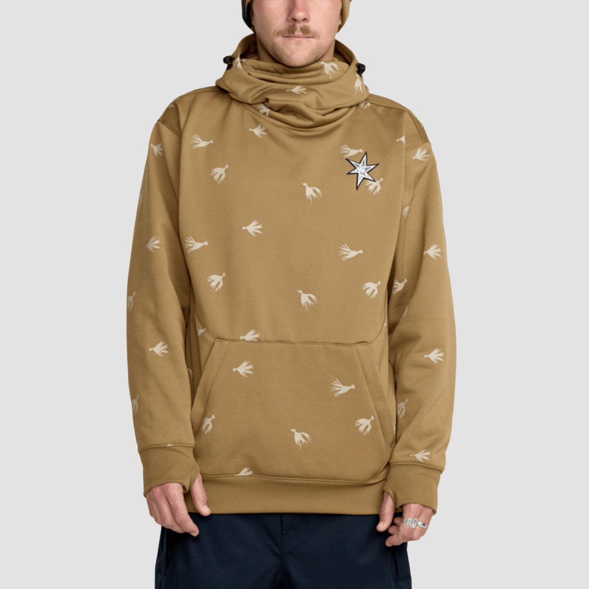 Volcom Hydro Riding Snow Pullover Hoodie Bronze