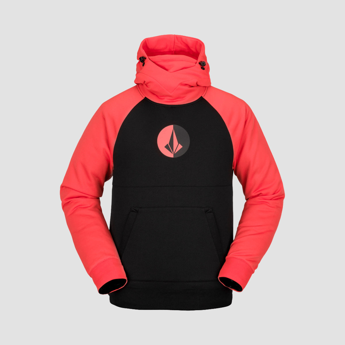 Volcom Hydro Snow Pullover Hoodie Orange Shock