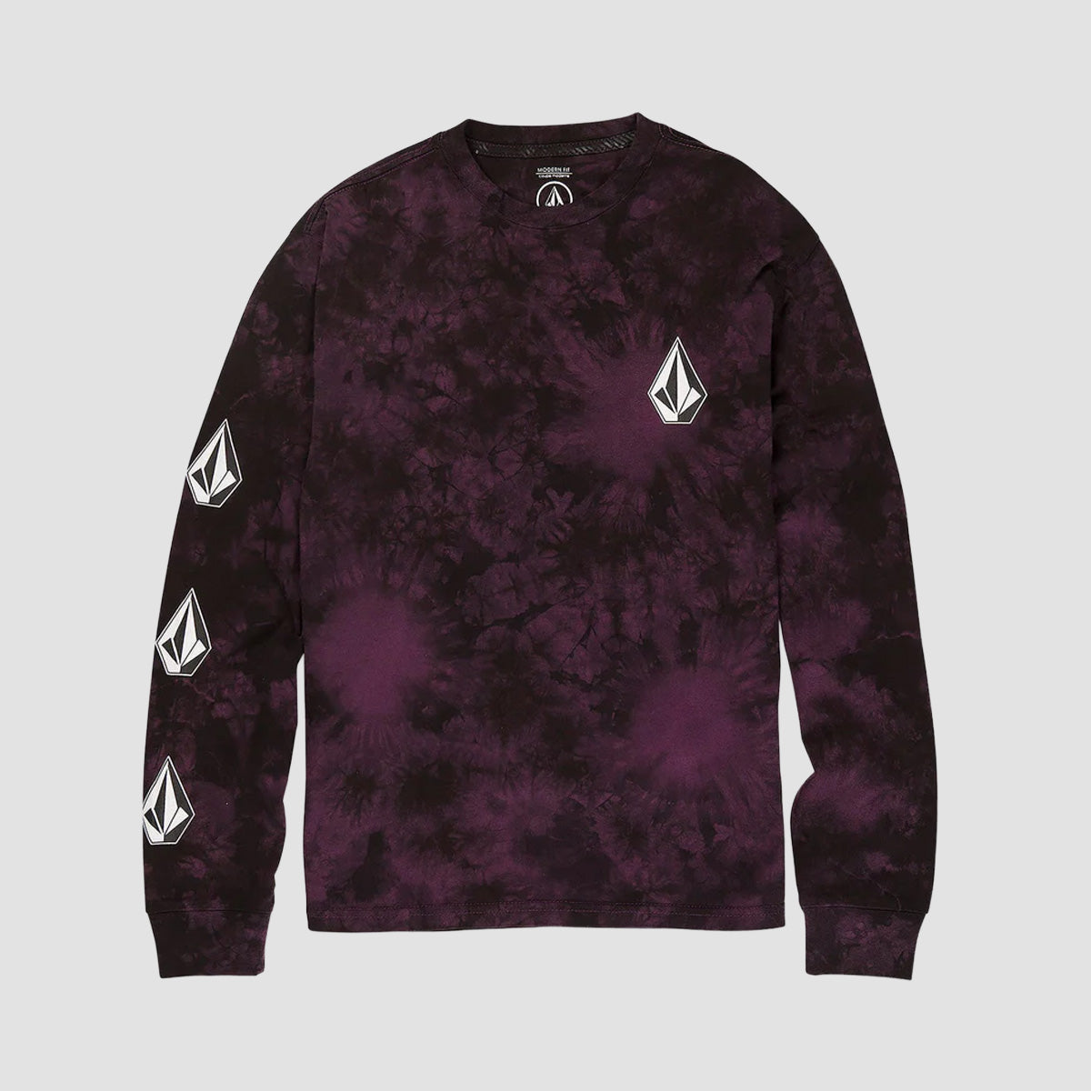 Volcom Iconic Stone Dye Longsleeve T-Shirt Multi - Kids