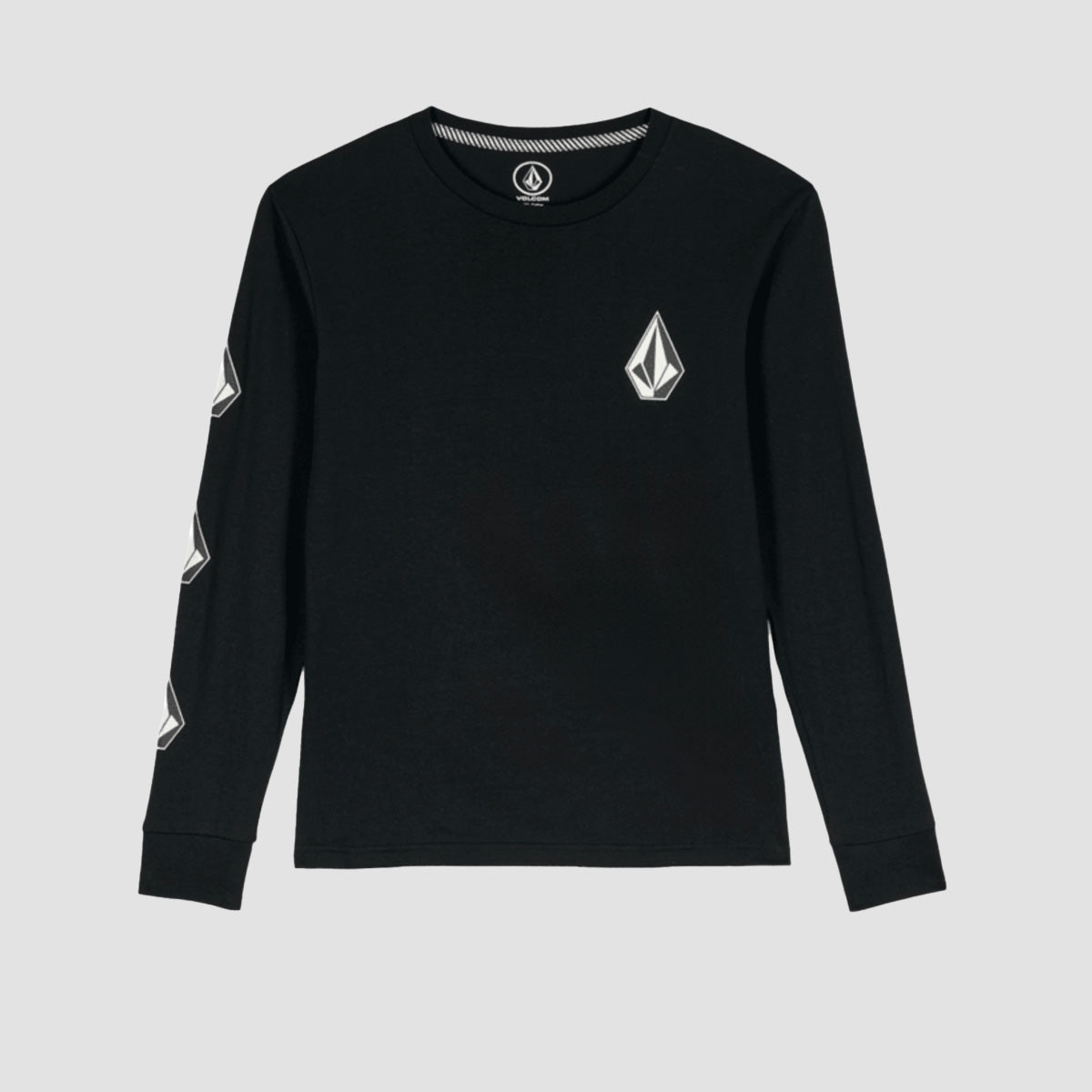 Volcom Iconic Stone Gid Longsleeve T-Shirt Black - Kids