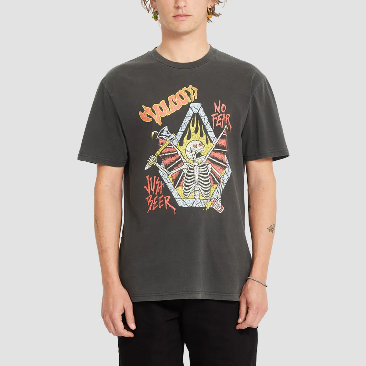 Volcom Just Beer PW T-Shirt Black