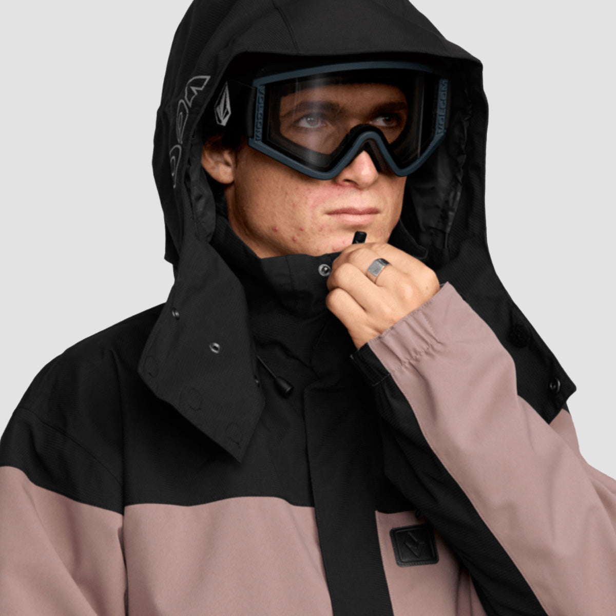 Volcom Kleveland 15K Snow Jacket Mauve