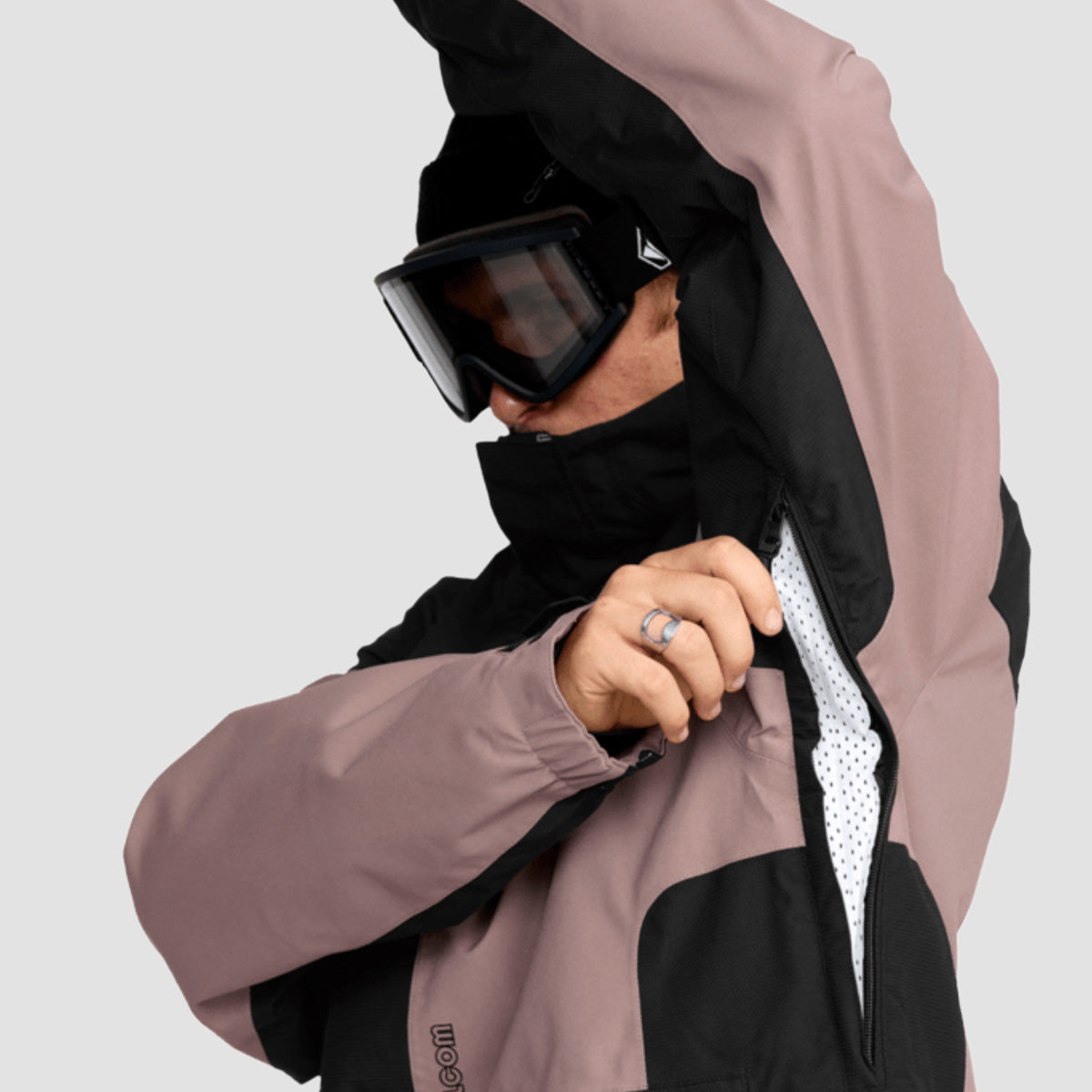 Volcom Kleveland 15K Snow Jacket Mauve