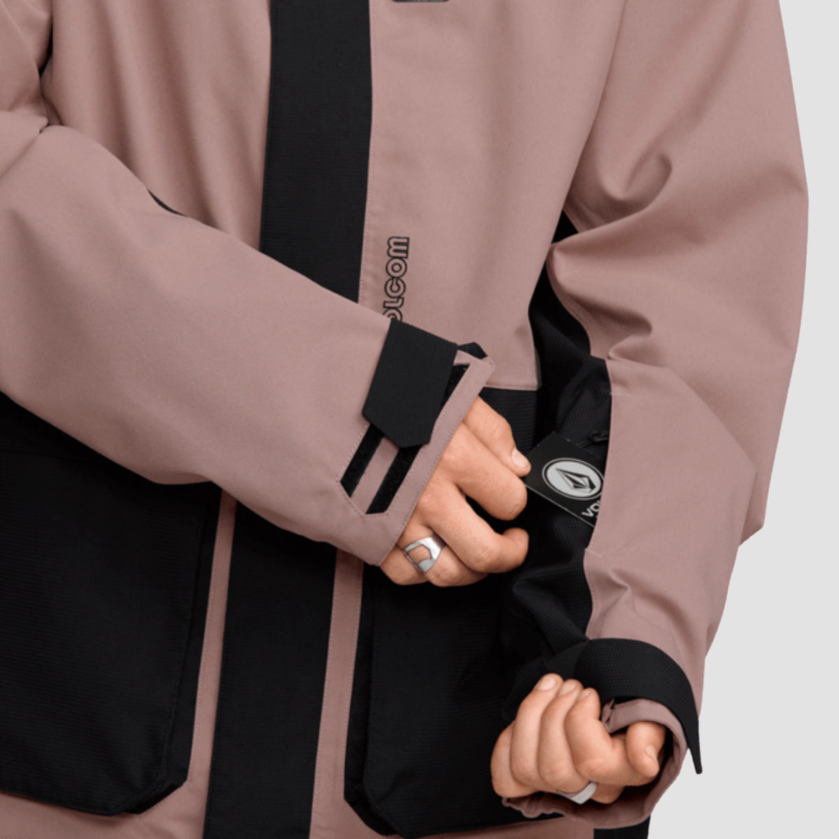 Volcom Kleveland 15K Snow Jacket Mauve