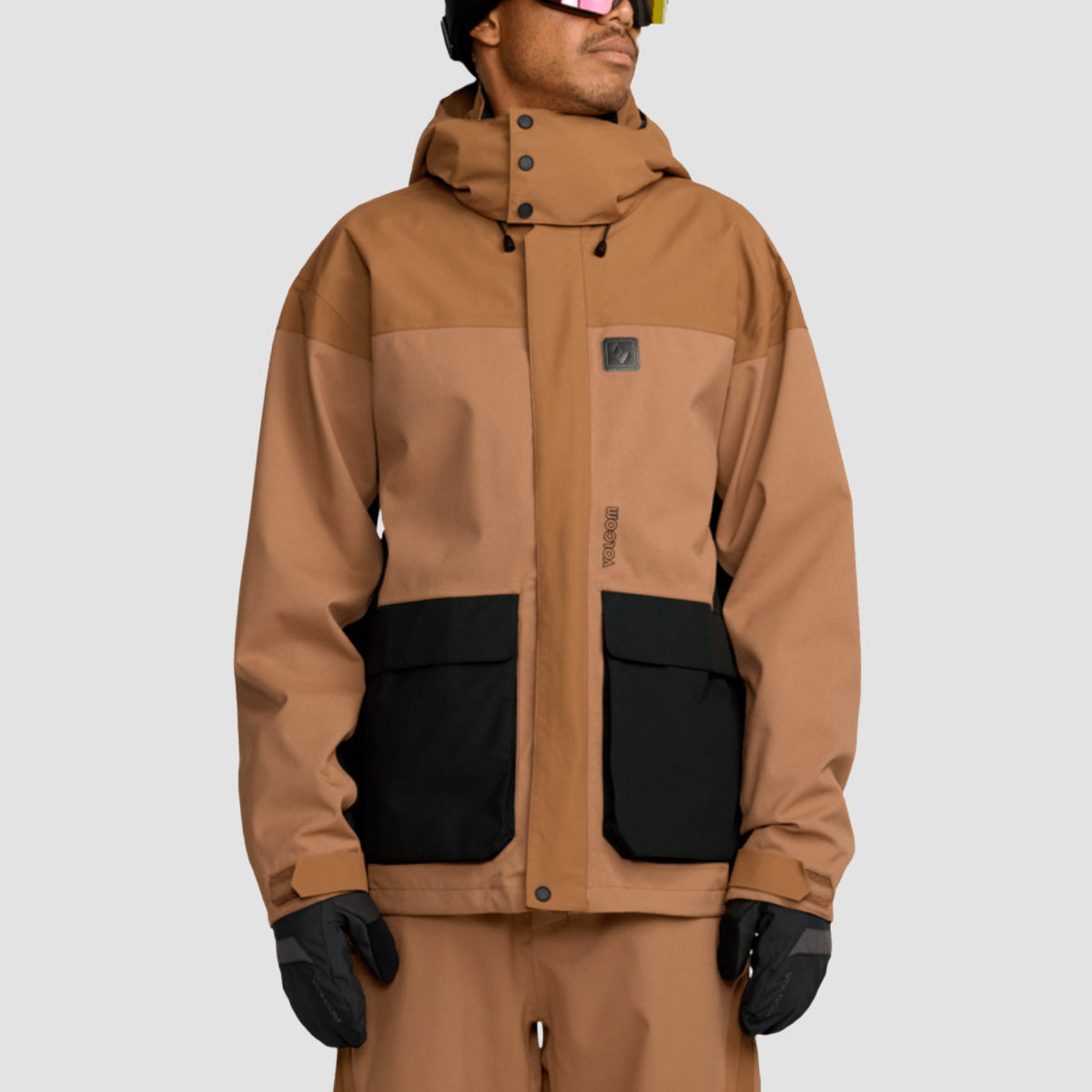 Volcom Kleveland 15K Snow Jacket Terra Brown