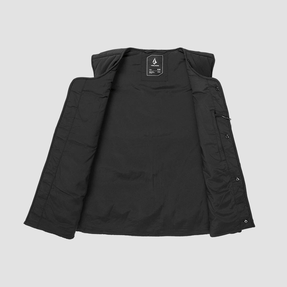 Volcom Layered Up Vest Jacket Black