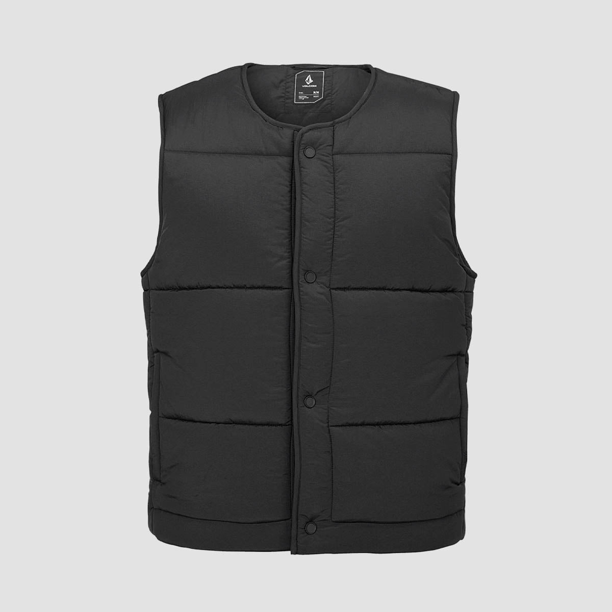 Volcom Layered Up Vest Jacket Black