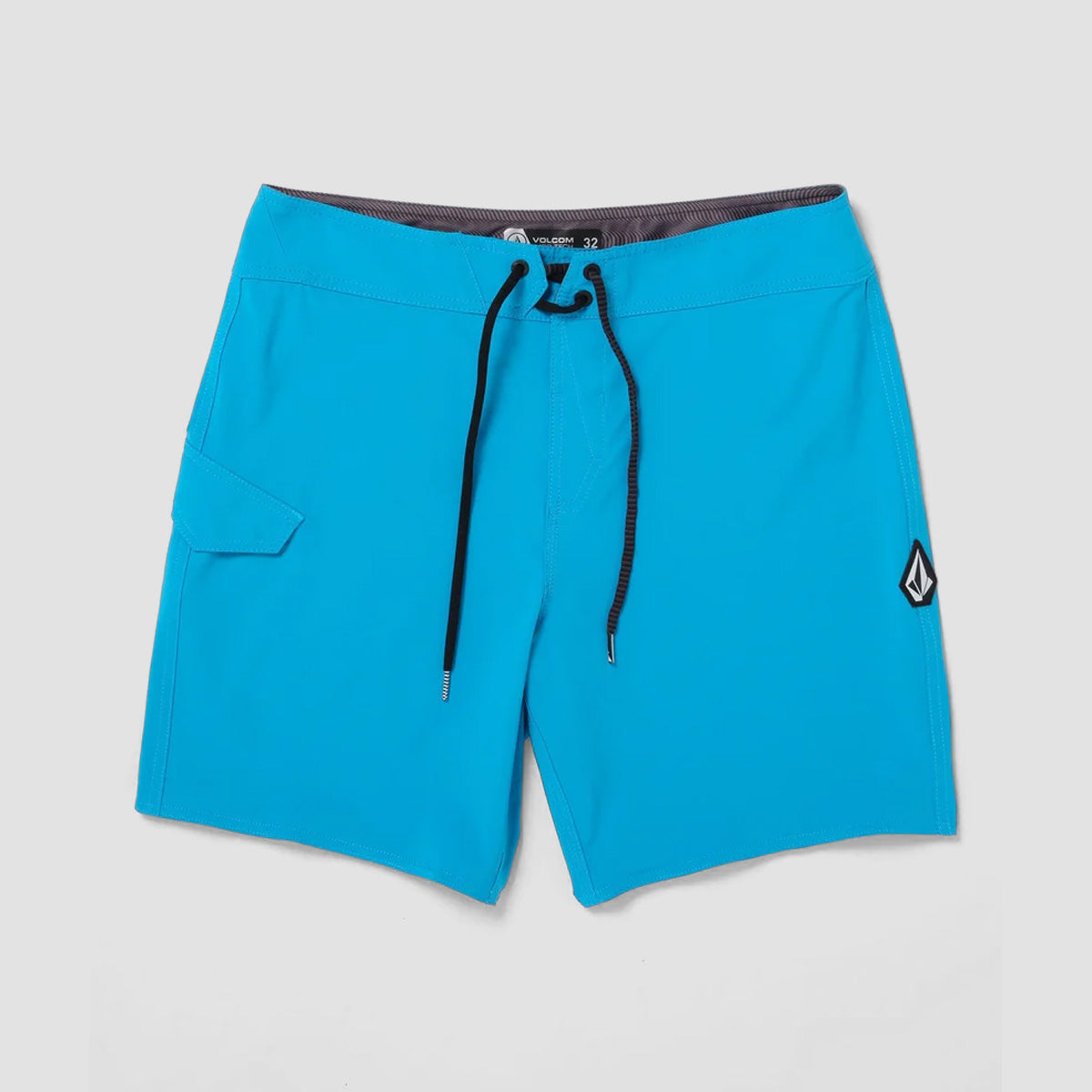 Volcom Lido Solid Mod-Tech 18" Boardshorts Tidal Blue