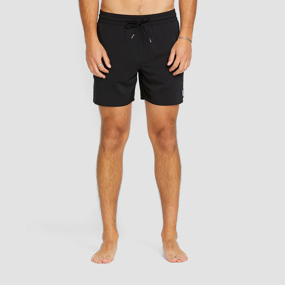 Volcom Lido Solid Trunk 16" Boardshorts Black