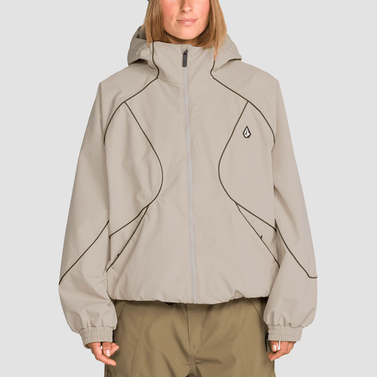 Volcom Liftline 20K Snow Jacket Khaki - Womens