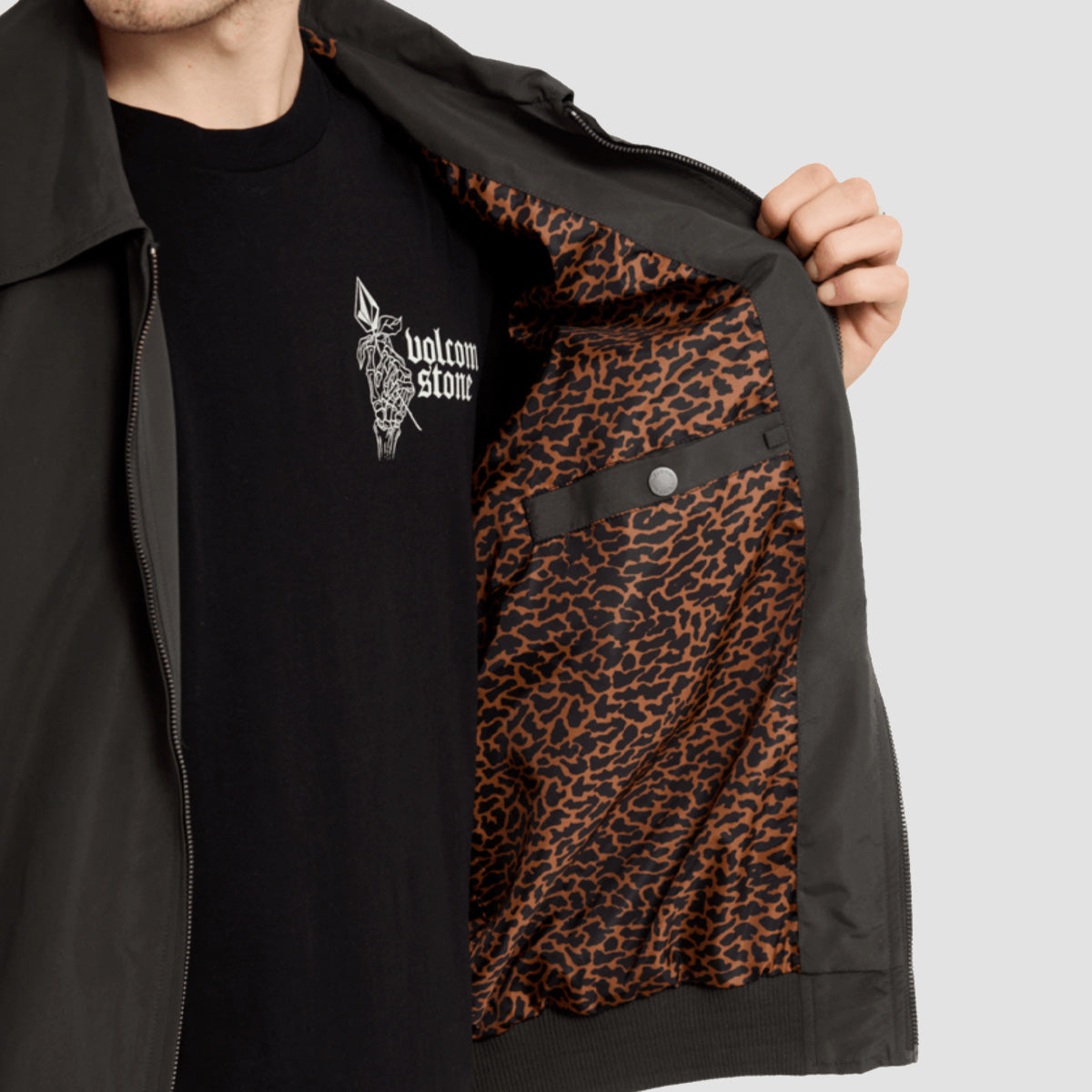 Volcom Likurtis Jacket Rinsed Black