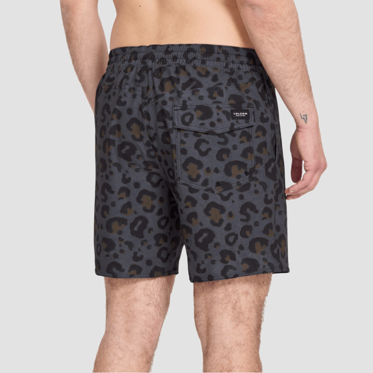 Volcom Melange Trunk 17" Boardshorts Asphalt Black