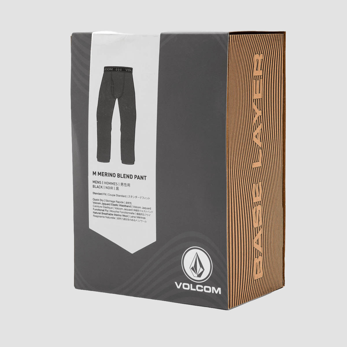 Volcom Merino Blend Base Layers Pants Black