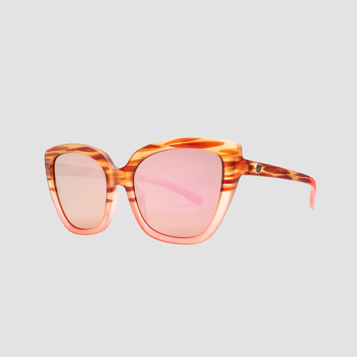 Volcom Milli Sunglasses Gloss Punk Tort/Bronze Champagne Chrome - Womens