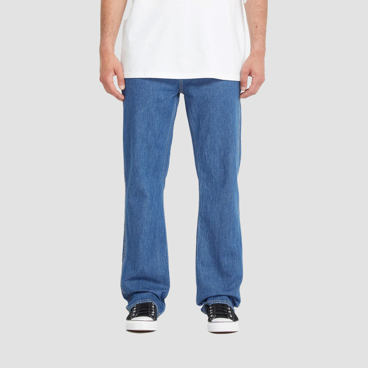 Volcom Modown Relaxed Fit Jeans Bold Blue