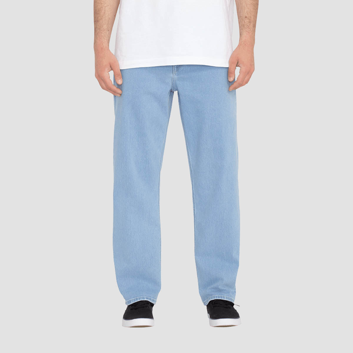 Volcom Modown Tapered Relaxed Fit Jeans Light Vintage Indigo