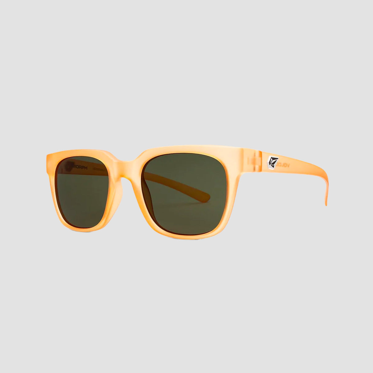 Volcom Morph Sunglasses Matte Amber/Green Grey