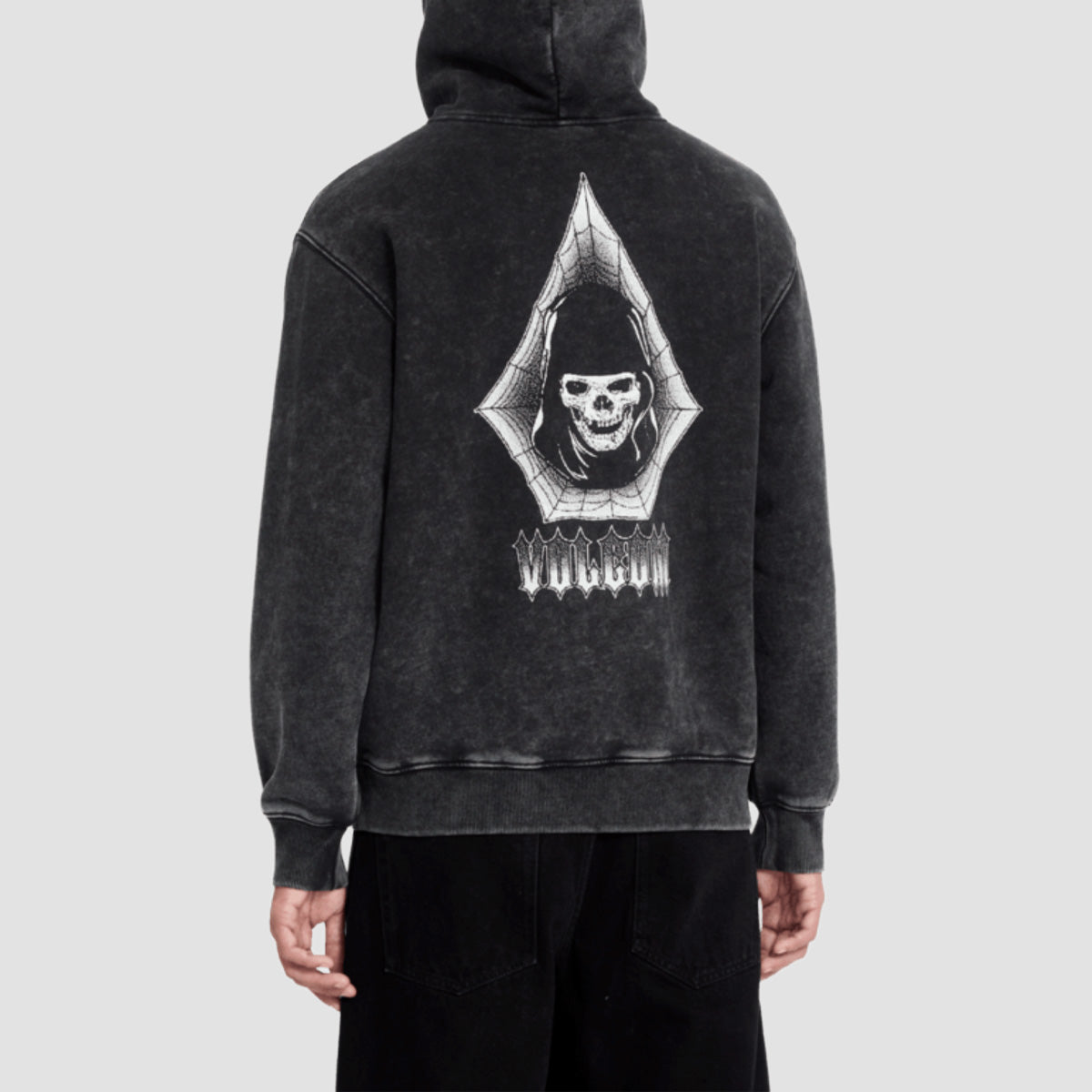 Volcom Noder Pullover Hoodie Light Acid Black