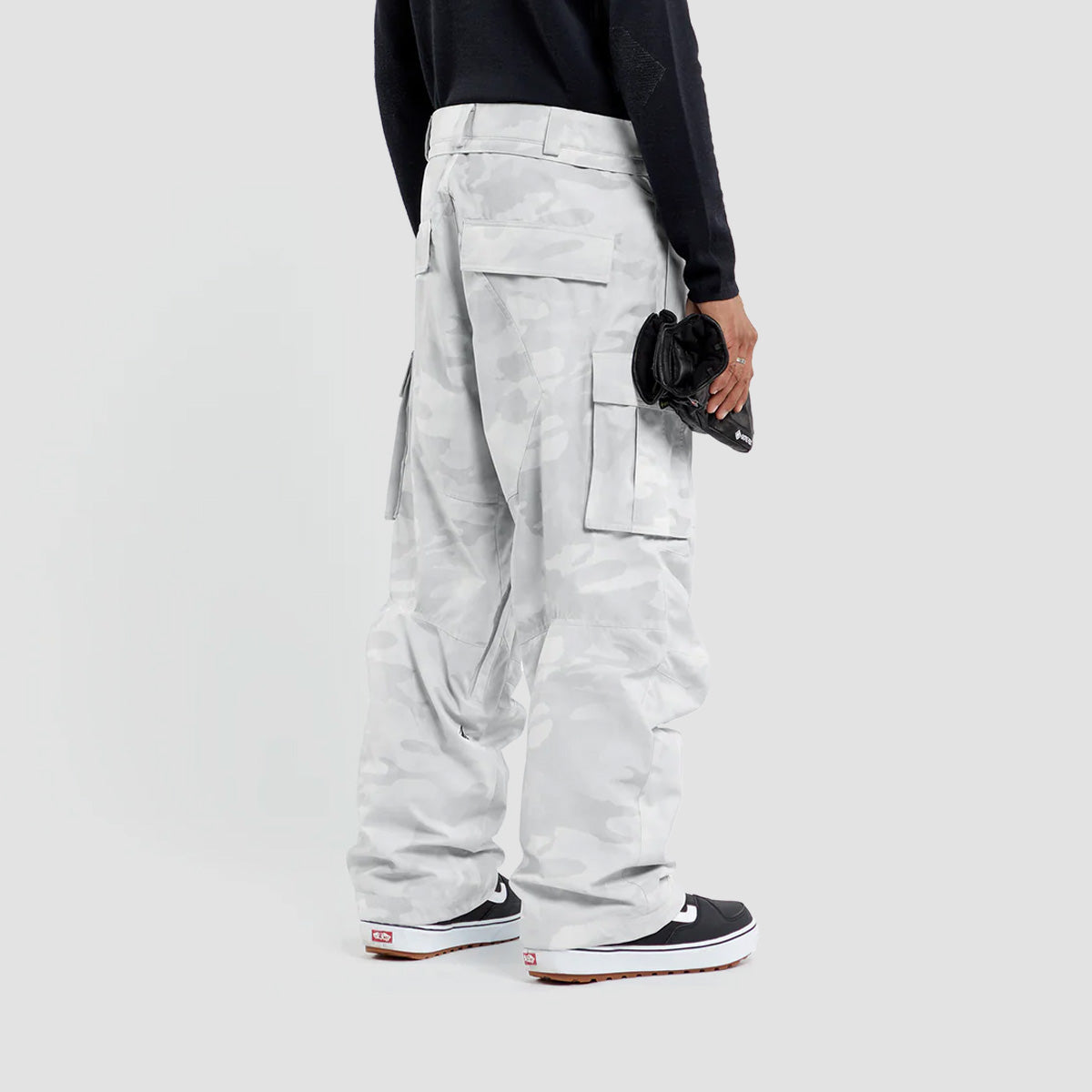 Volcom NWRK Baggy Snow Pants White Camo