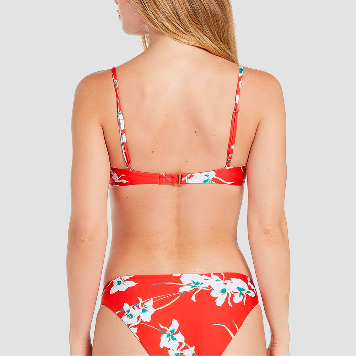 Volcom Orchid You Not Vneck Bikini Top Pistol Punch - Womens