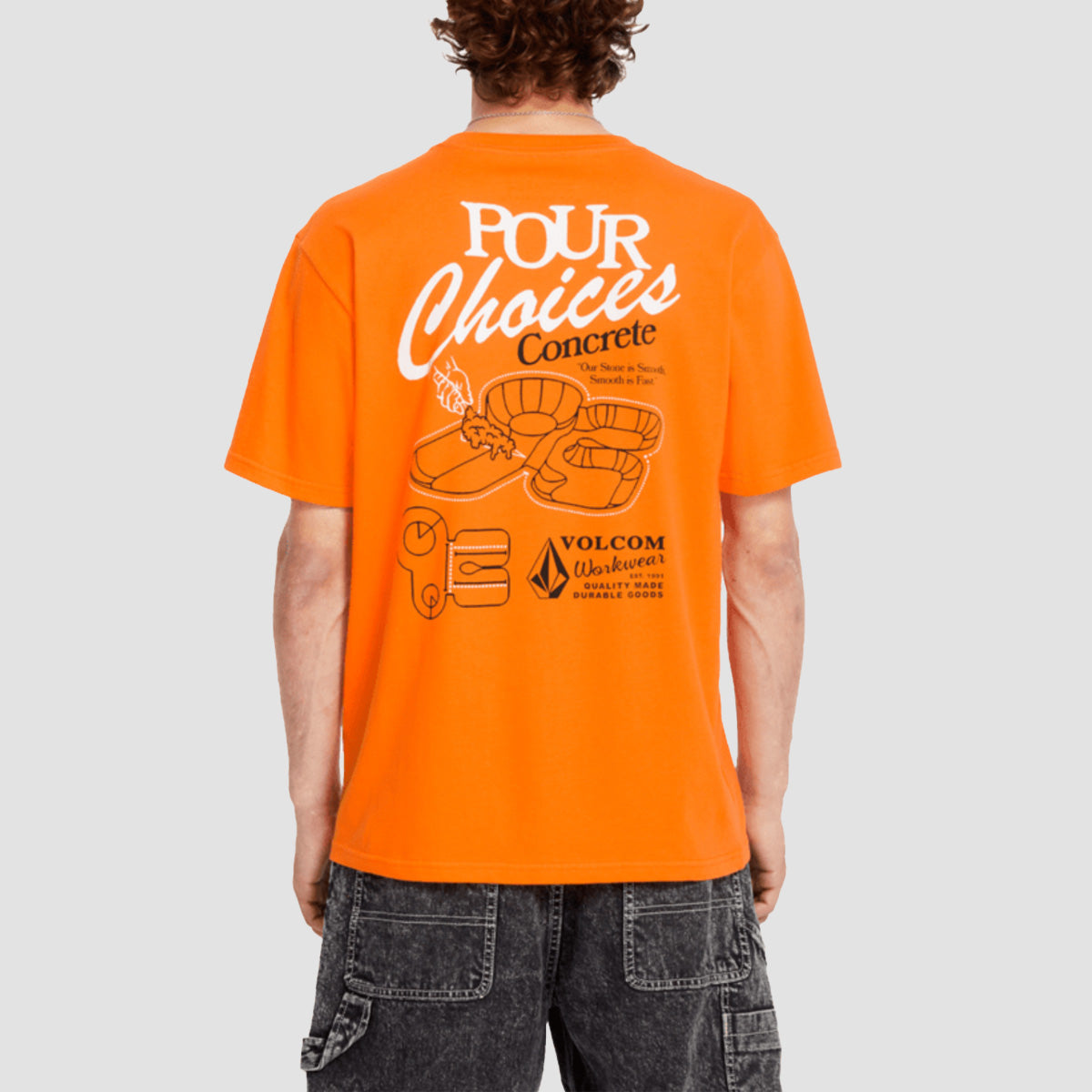 Volcom Pour Choices T-Shirt Neon Orange