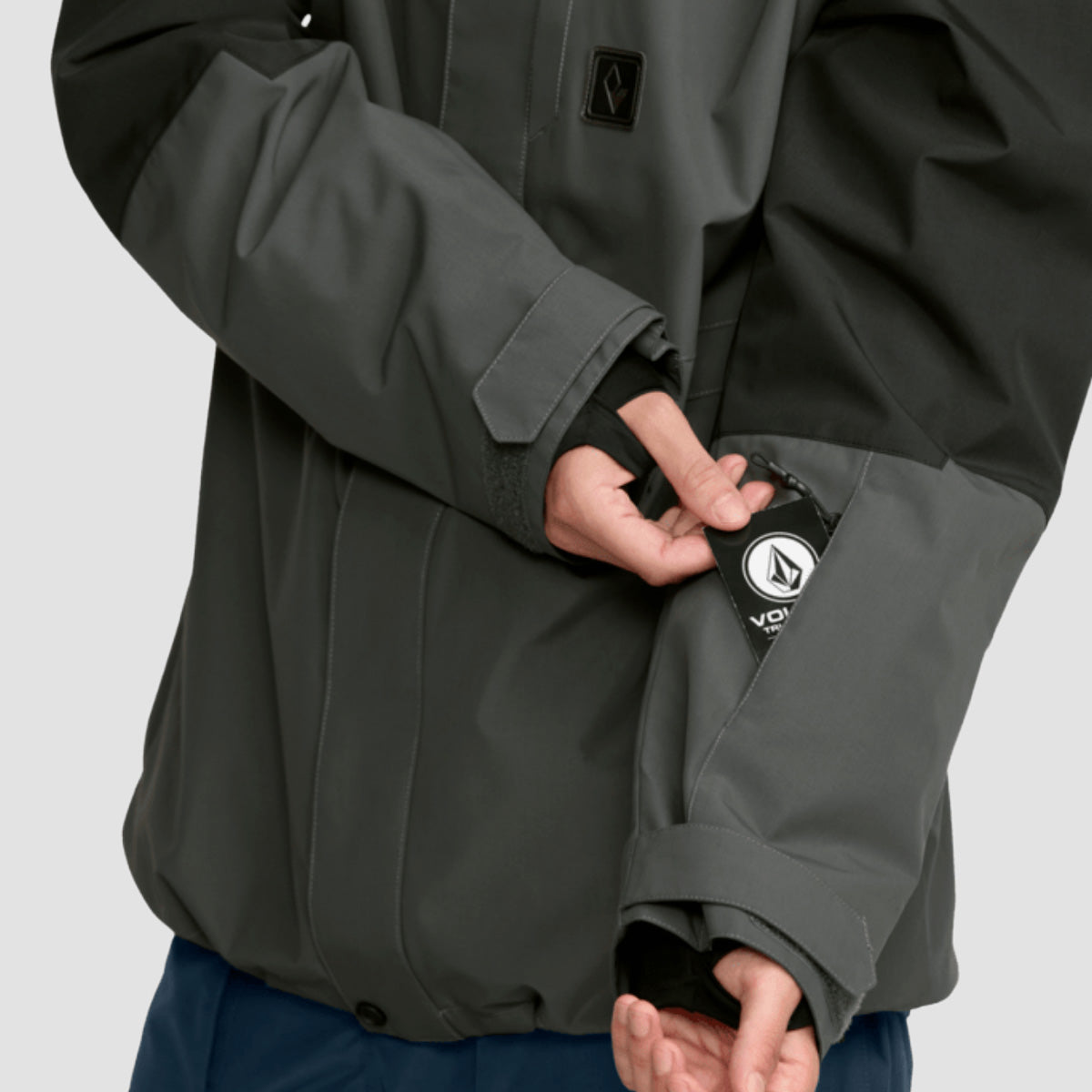 Volcom Primry Ins 10K Snow Jacket Dark Grey