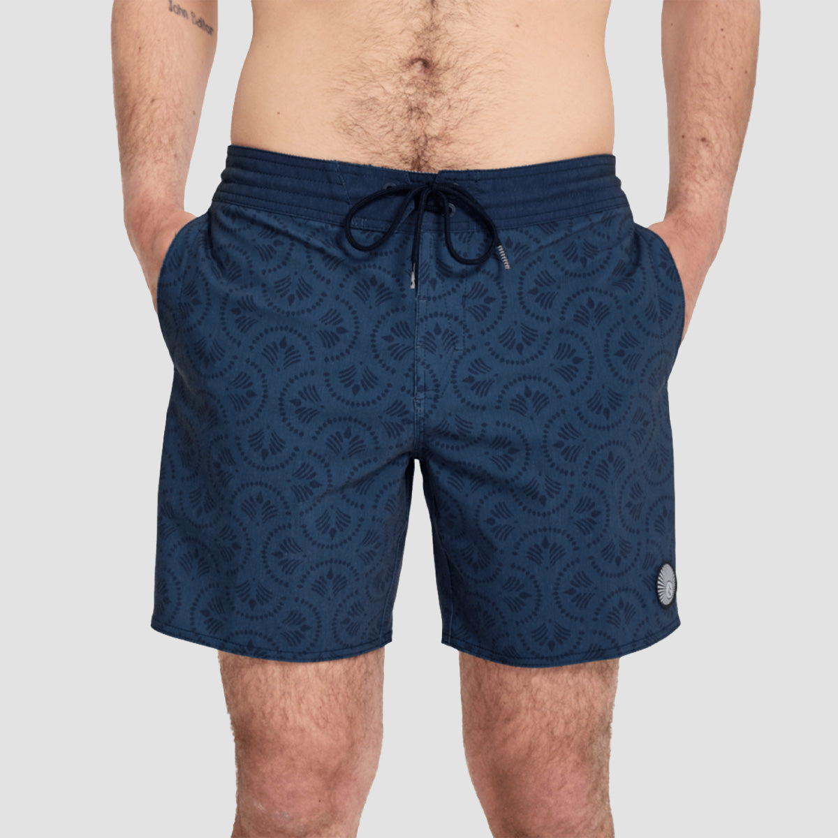 Volcom Psych Cotton Stoney 17" Boardshorts  Midnight Blue