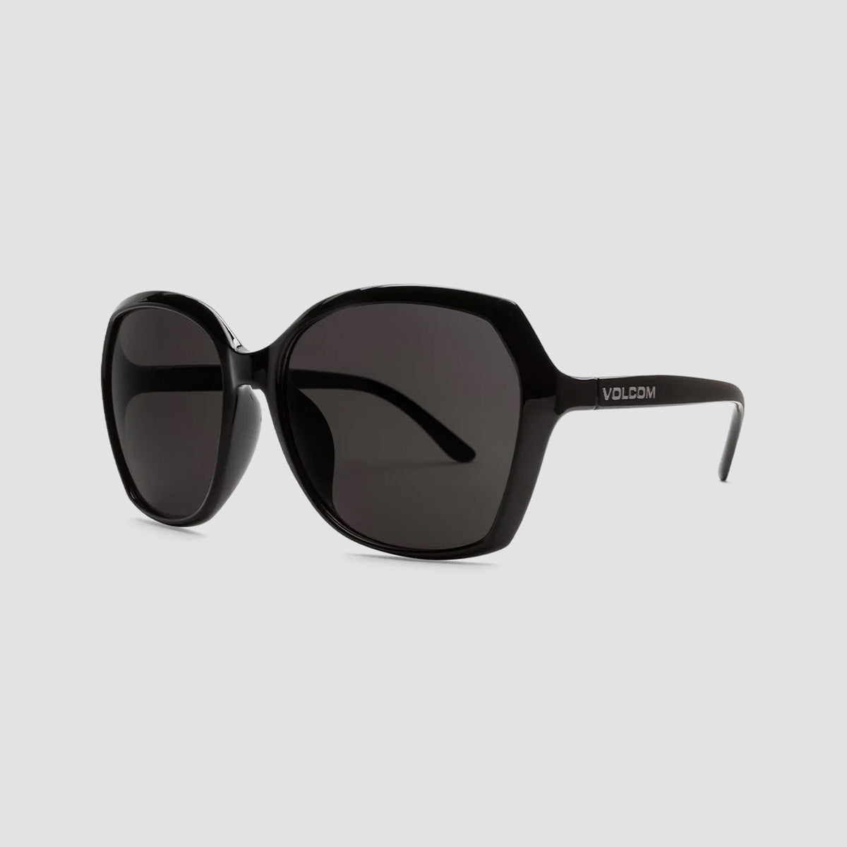 Volcom Psychic Sunglasses Gloss Black/Grey - Womens