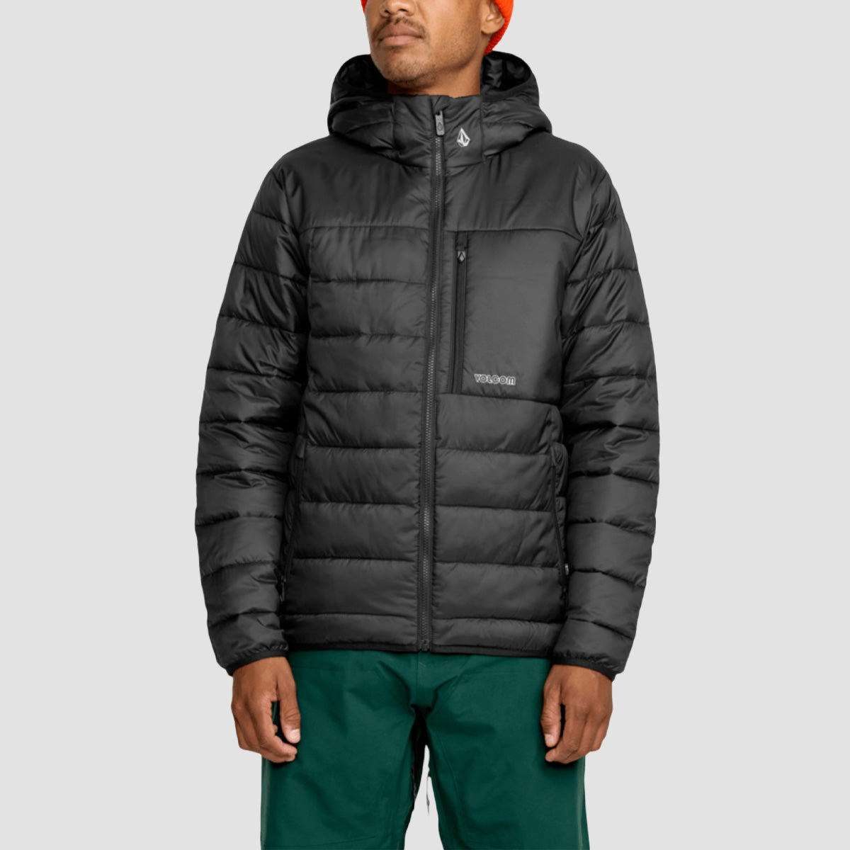 Volcom Puff Puff Hooded Jacket Black