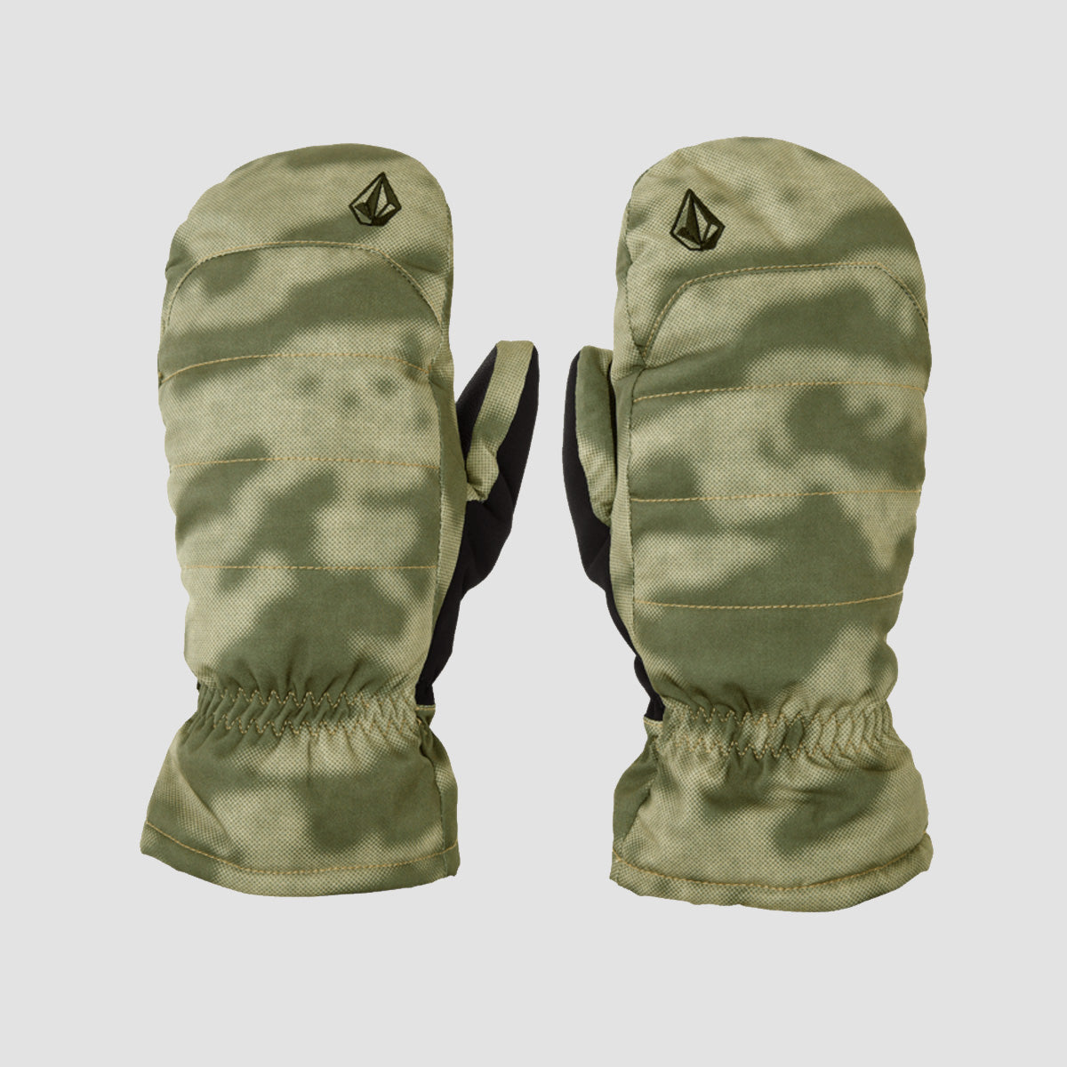 Volcom Quilt Loft Snow Mitts Camouflage - Womens