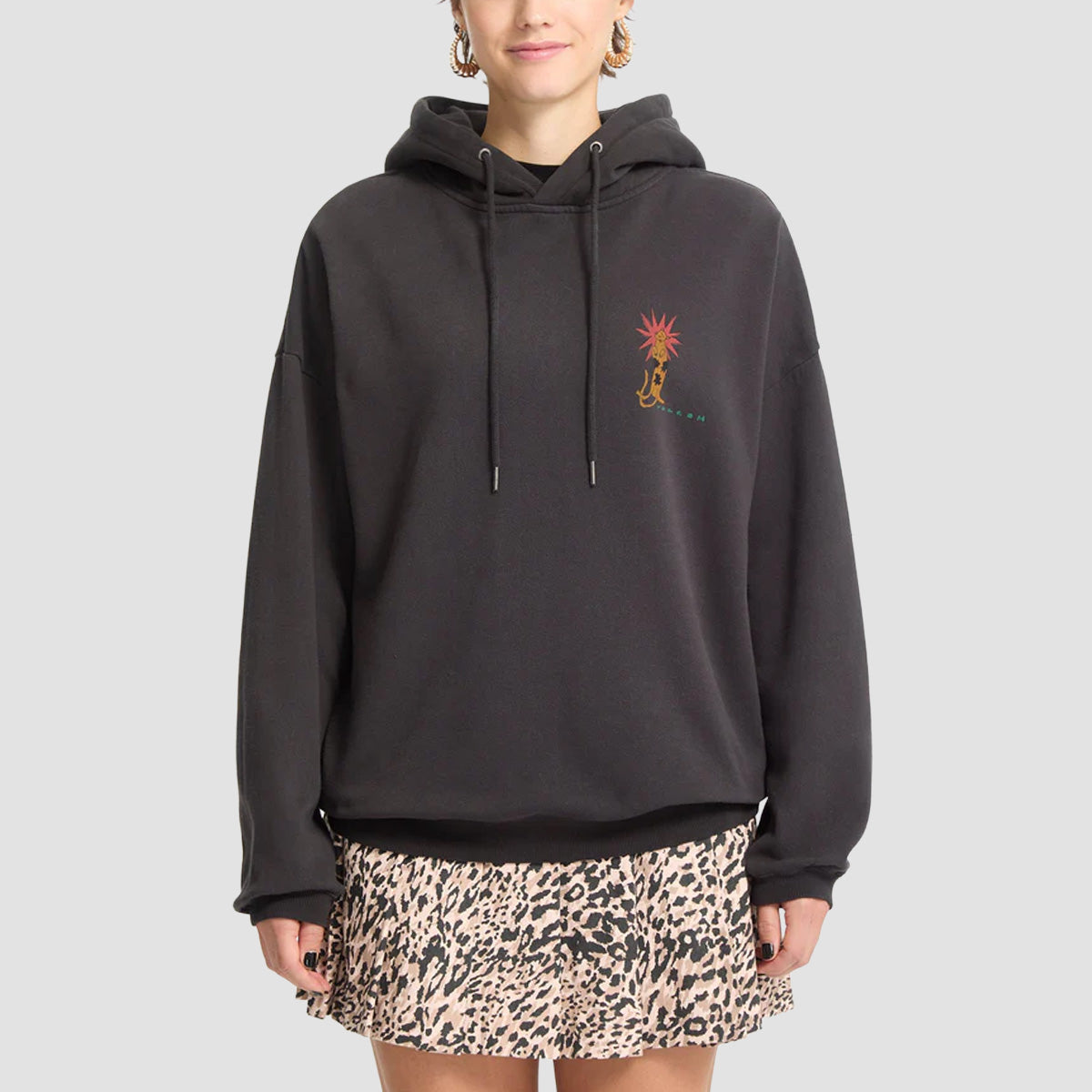 Volcom Radical Daze Pullover Hoodie Black - Womens