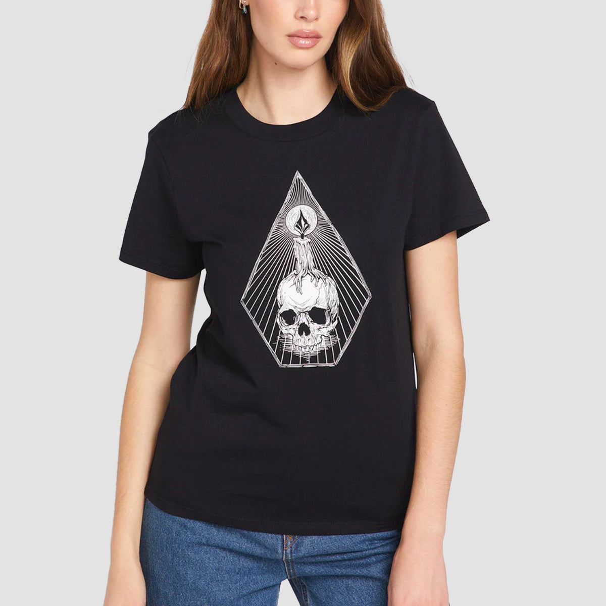 Volcom Radical Daze T-Shirt Black - Womens