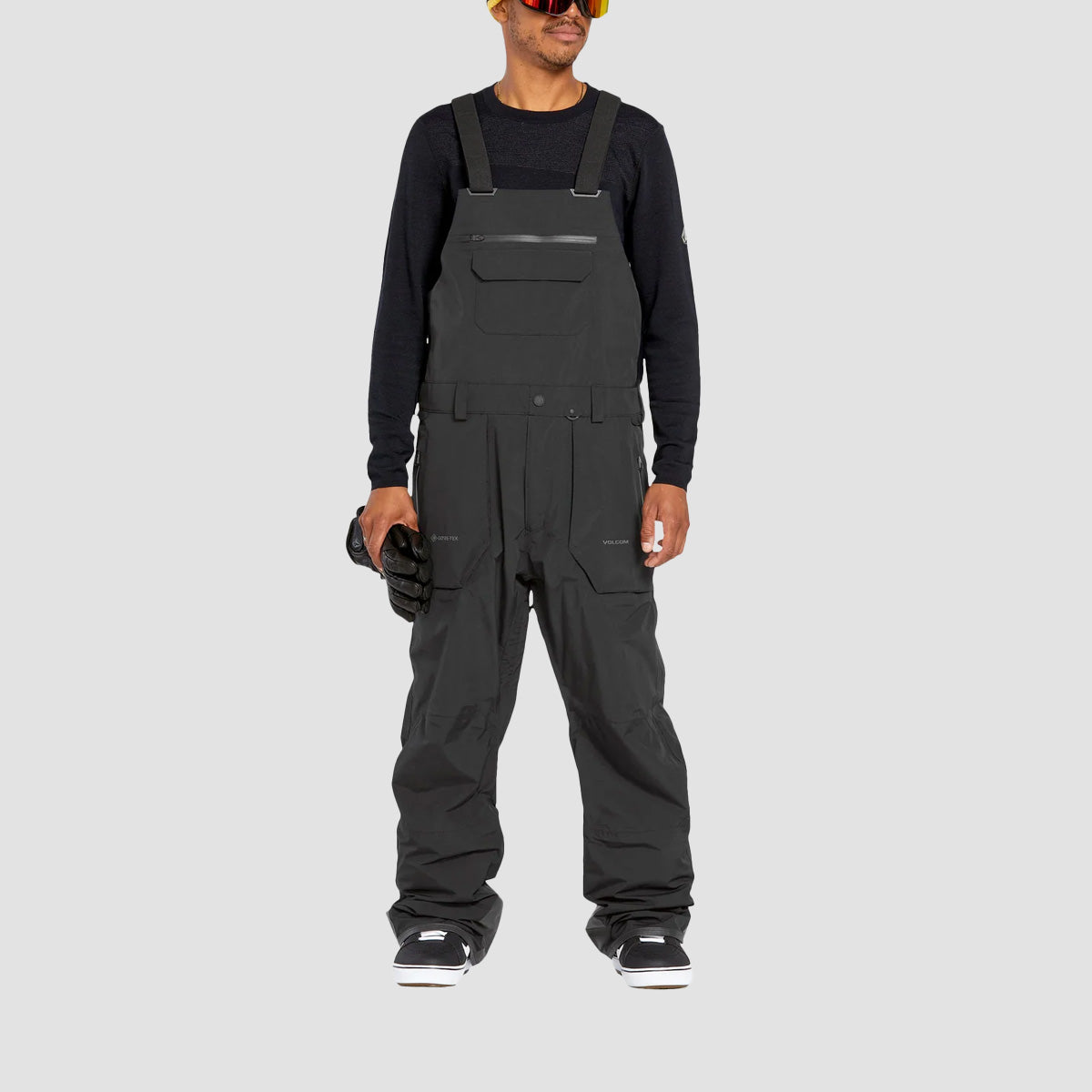 Volcom Rain Gore-Tex Snow Bib Overall Pants Black