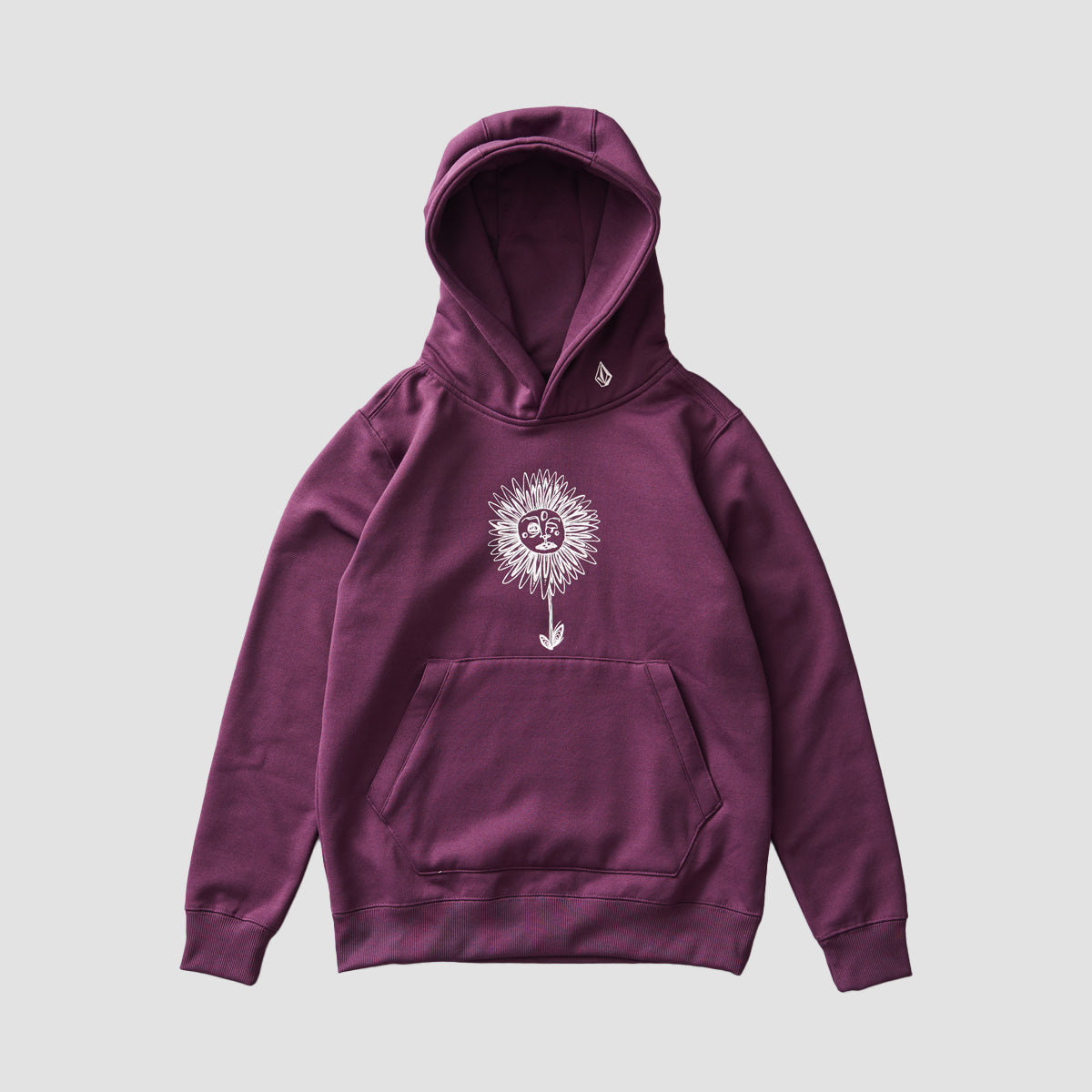 Volcom Riding Pullover Snow Hoodie Blackberry - Kids