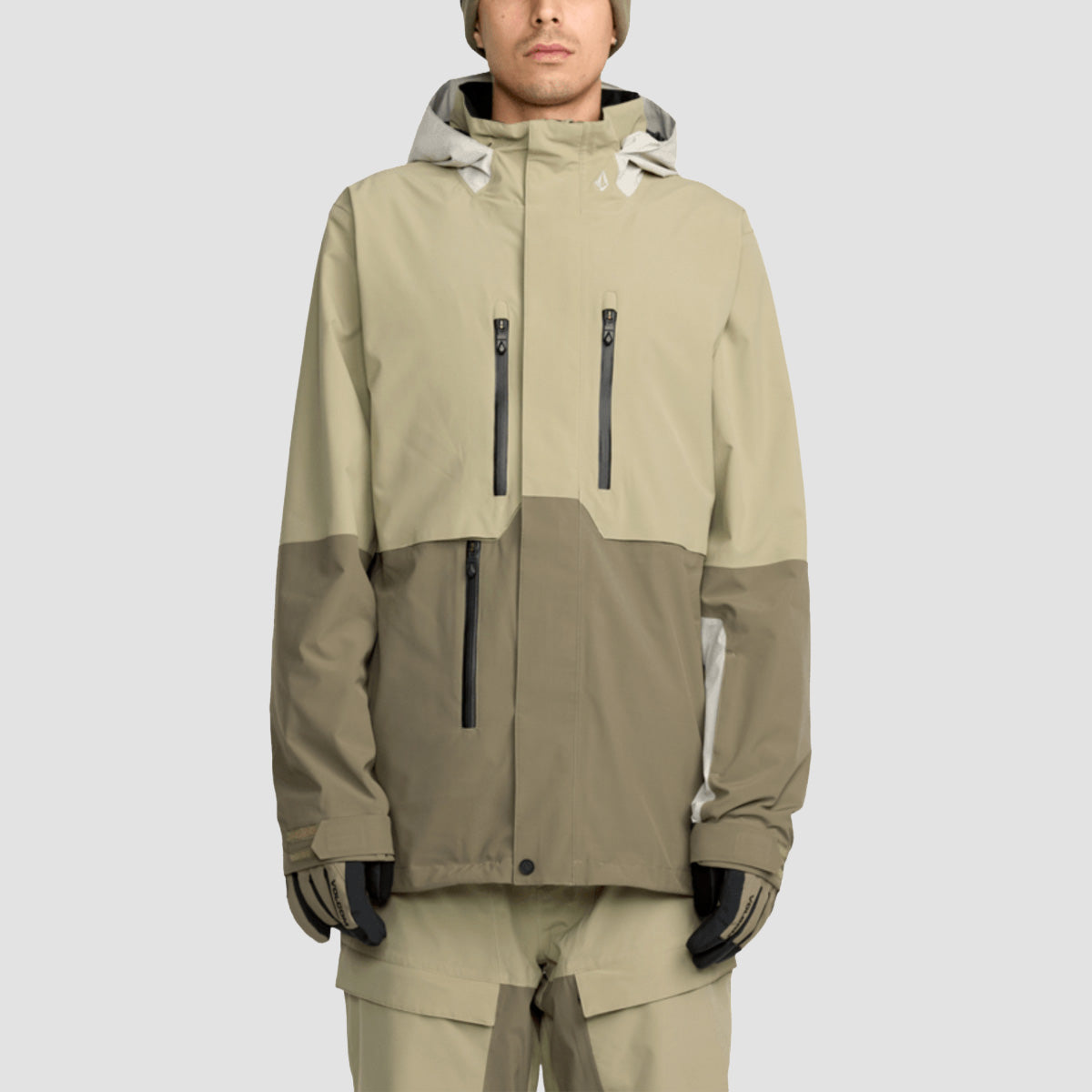 Volcom RNGE Stretch 30K Snow Jacket Moss Green