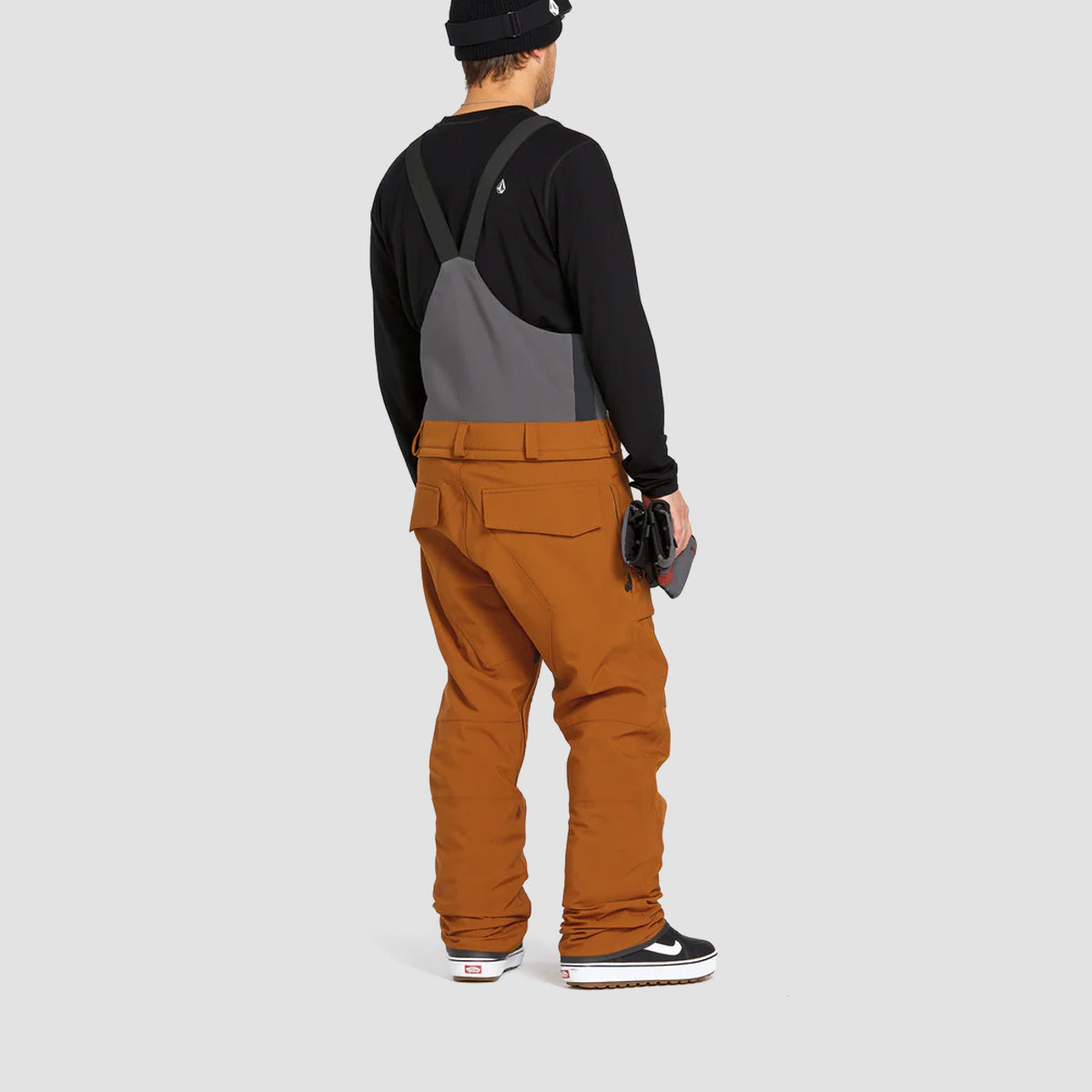 Volcom Roan 15K Snow Bib Overall Pants Caramel