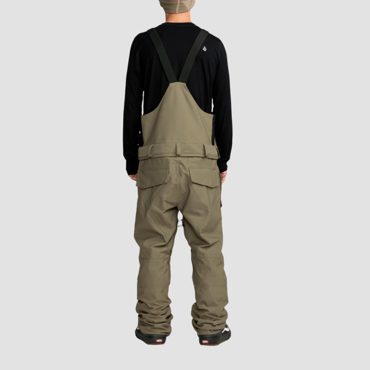 Volcom Roan Bib Overall 15K Snow Pants Military