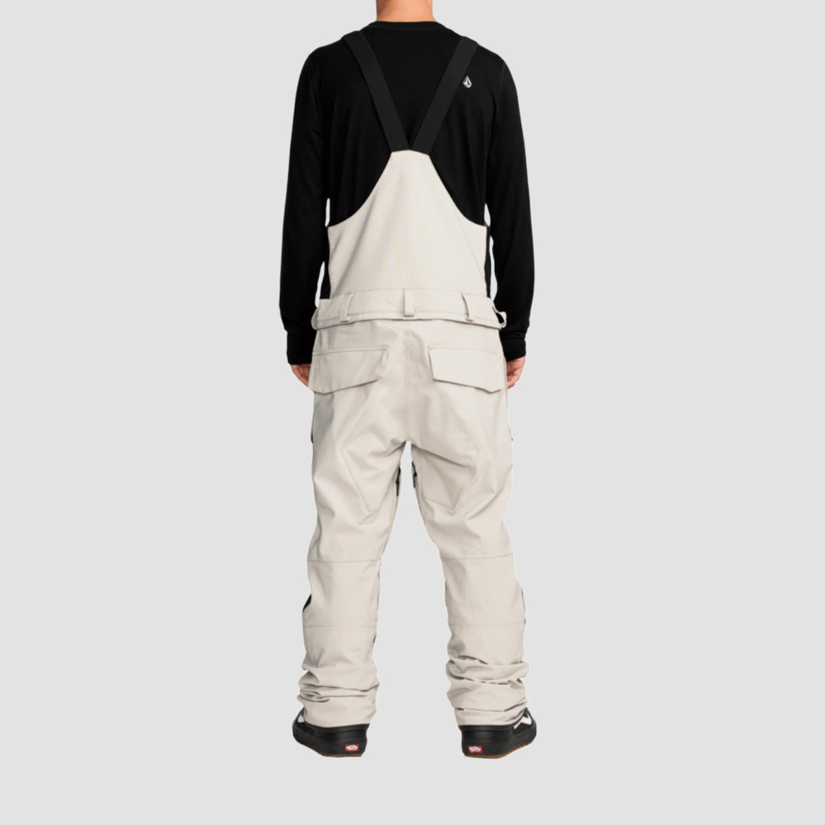 Volcom Roan Bib Overall 15K Snow Pants Stone