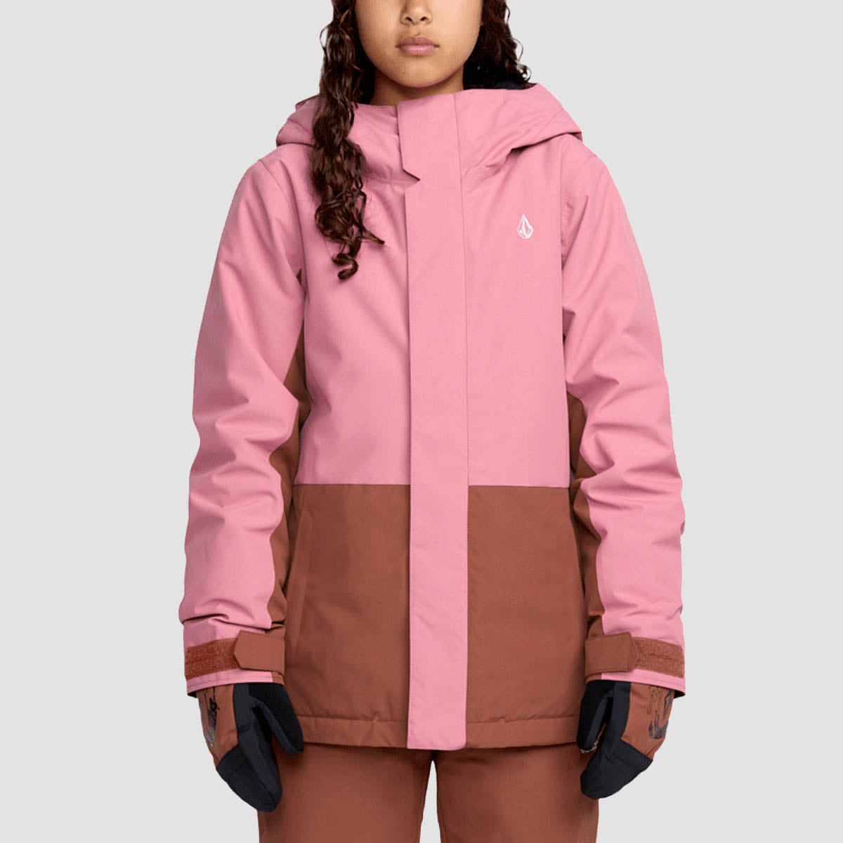 Volcom Sass'N'Frass Ins Snow Jacket Mesa Rose - Girls