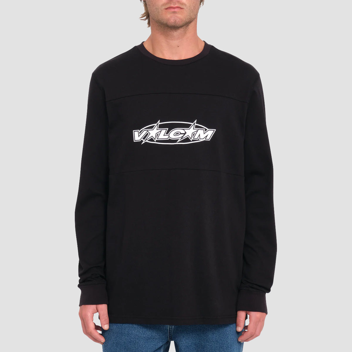 Volcom Sendstone Crew Longsleeve T-Shirt Black