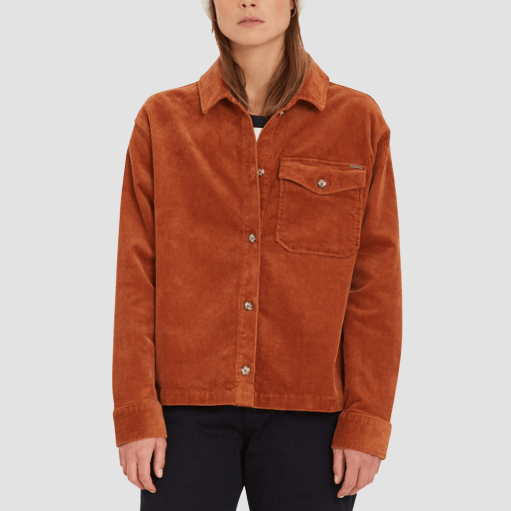 Shajacket Volcom Sha Lala Shacket Jacket Mocha - Womens