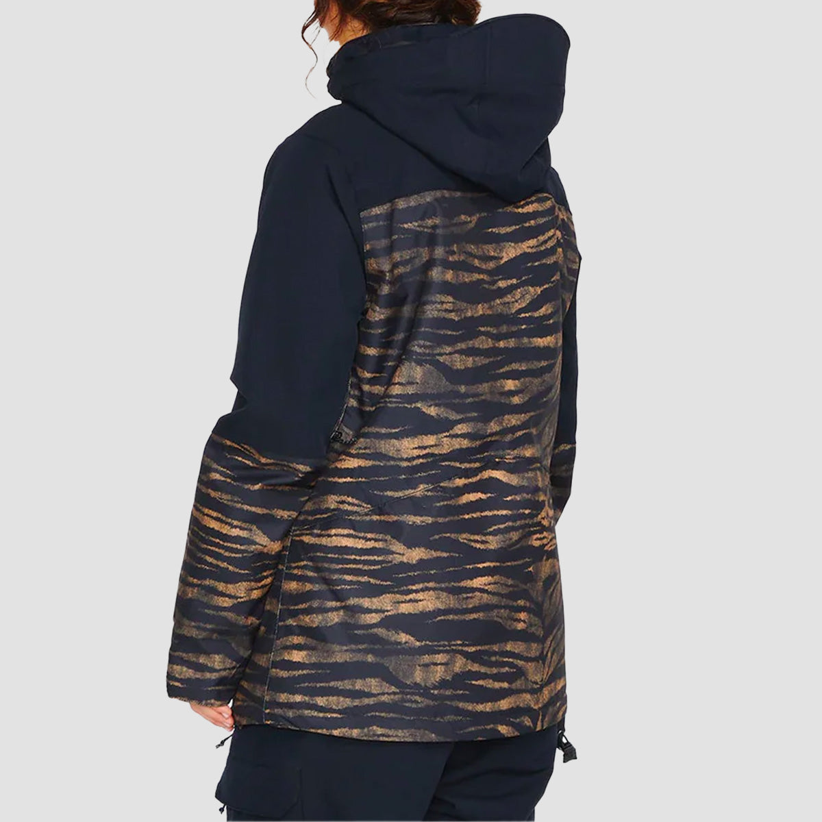 Volcom Shelter 3D Stretch Snow Jacket Tiger Print - Womens