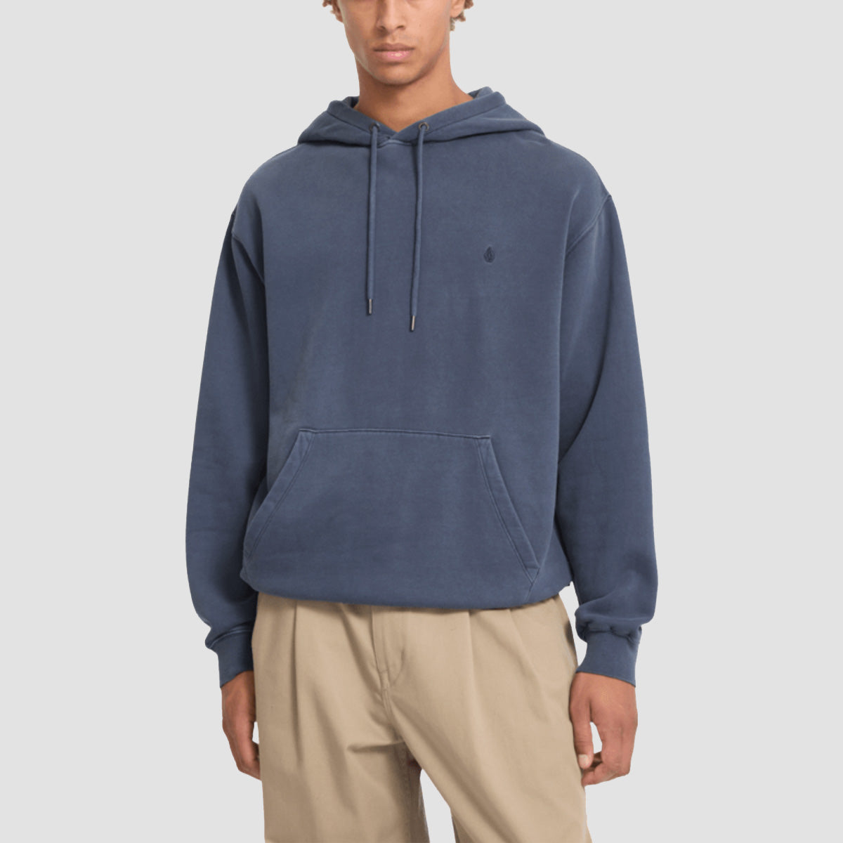 Volcom Single Stone Pw Pullover Hoodie Storm Blue