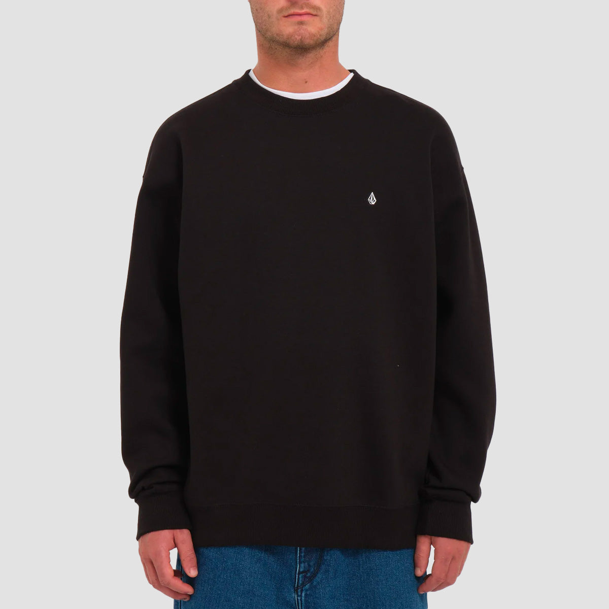 Volcom Single Stone We'll Speak To You Crew Sweat Black