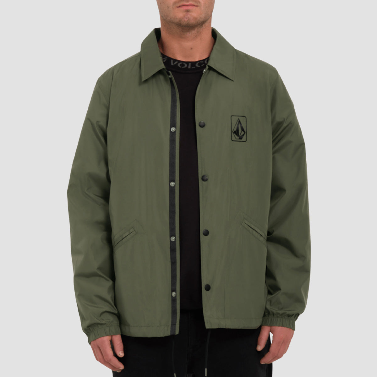 Volcom Skate Vitals Coaches Jacket Squadron Green
