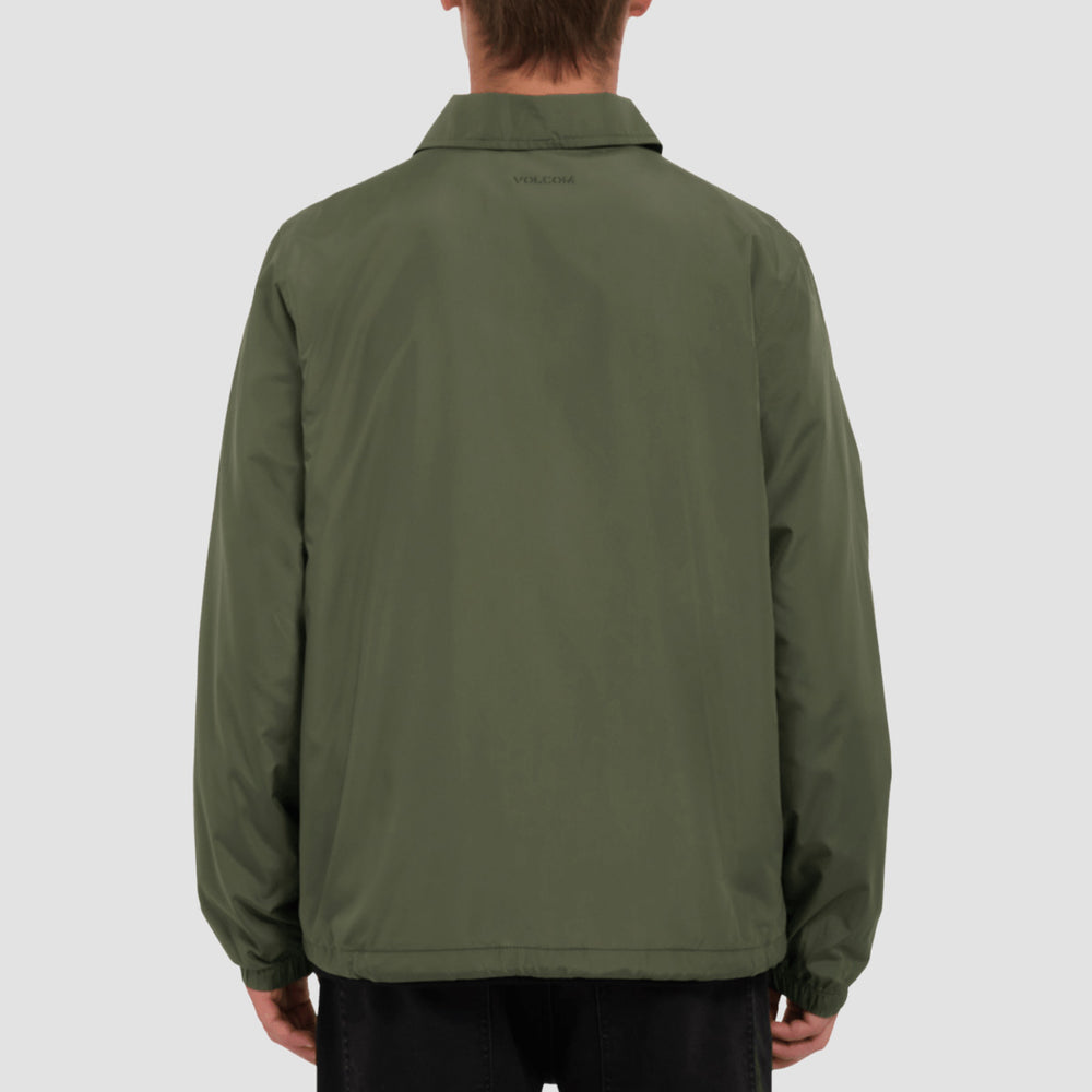 Volcom Skate Vitals Coaches Jacket Squadron Green
